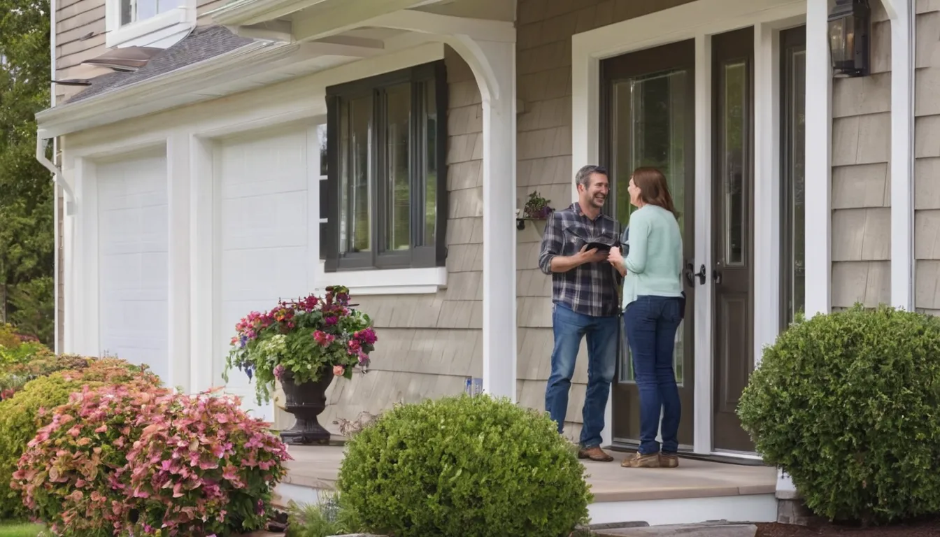 Provider and homeowner reviewing window options in the Riverside area
